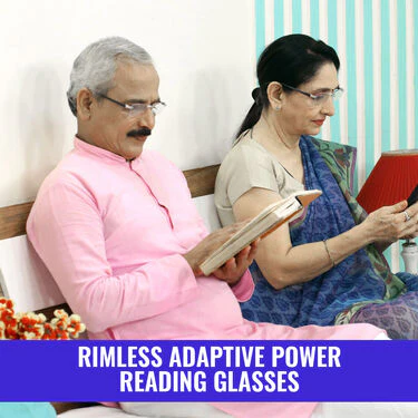 Rimless Adaptive Power Reading Glasses B1 G1 (2RG1) - Image 8